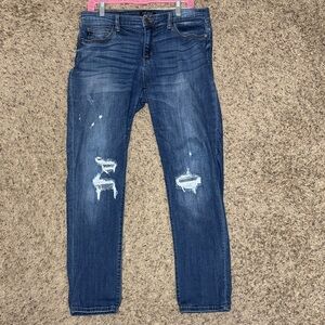 Distressed Judy Blue Boyfriend Jeans